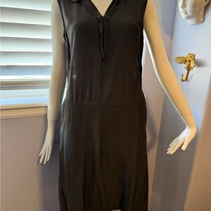 Marni Grey Dress with Red Logo Label